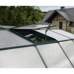 Eco Grow Doppio Strato Serra Da Giardino in Policarbonato 321X204X198 cm Verde-Canopia Discount