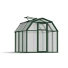Eco Grow Doppio Strato Serra Da Giardino in Policarbonato 197X204X198 cm Verde-Canopia New