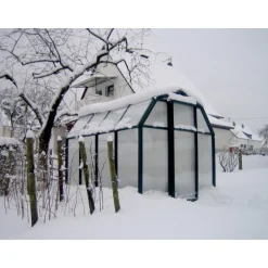 Eco Grow Doppio Strato Serra Da Giardino in Policarbonato 259X204X198 cm Verde-Canopia Outlet