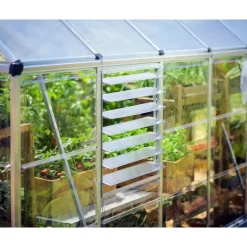 Finestra Laterale a Lamelle per Serra - Argento-Canopia Clearance