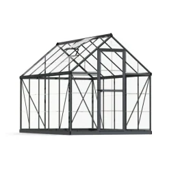 Harmony Trasparente Serra Da Giardino in Policarbonato 306X185X208 cm Grigio-Canopia Hot