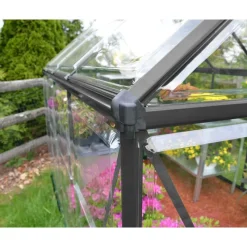 Harmony Trasparente Serra Da Giardino in Policarbonato 306X185X208 cm Grigio-Canopia Hot