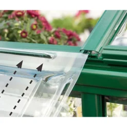 Harmony Trasparente Serra Da Giardino in Policarbonato 126X185X208 cm Verde-Canopia Best