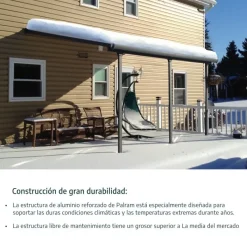 Helsinki Pergola 3 X 4.7 m Pergola in Legno di Cedro-Canopia