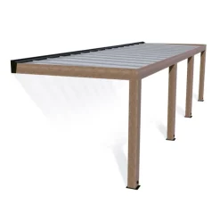 Helsinki Pergola 3 X 10 m Pergola in Legno di Cedro-Canopia Outlet