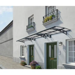 Herald Pensilina Da Esterno 670X140 cm Trasparente-Canopia Online