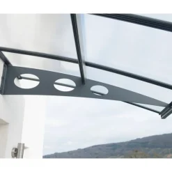 Herald Pensilina Da Esterno 670X140 cm Trasparente-Canopia Online