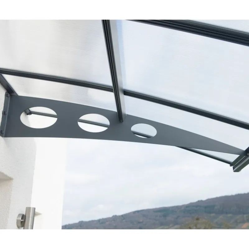 Herald Pensilina Da Esterno 892X140 cm Trasparente-Canopia