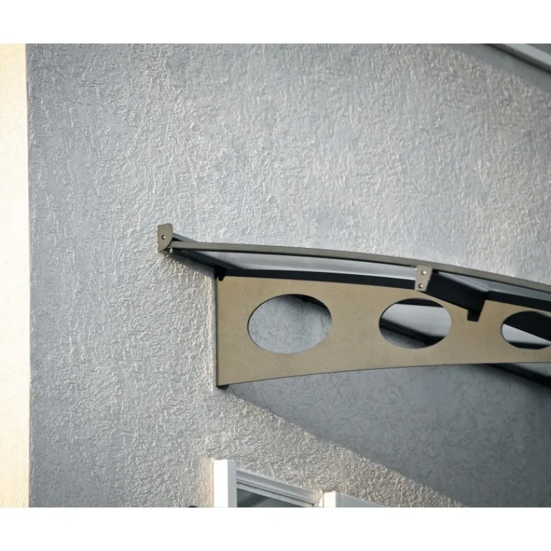 Herald Pensilina Da Esterno 892X140 cm Trasparente-Canopia