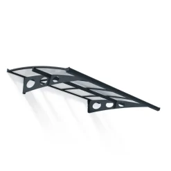 Herald Pensilina Da Esterno 223X140 cm Trasparente-Canopia