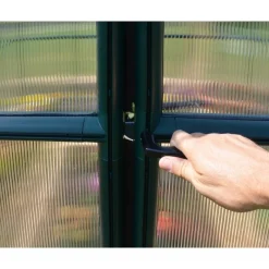 Hobby Gardener Doppio Strato Serra Da Giardino in Policarbonato 391X266X208 cm Verde-Canopia