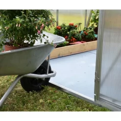 Hybrid Serra Da Giardino in Policarbonato 426X185X208 cm Argento-Canopia