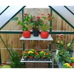 Hybrid Serra Da Giardino in Policarbonato 126X185X208 cm Verde-Canopia