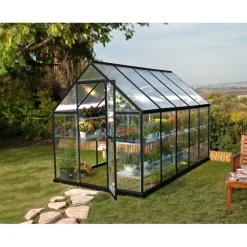 Hybrid Serra Da Giardino in Policarbonato 306X185X208 cm Grigio-Canopia Discount