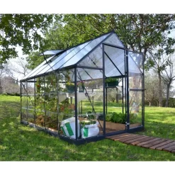 Hybrid Serra Da Giardino in Policarbonato 306X185X208 cm Grigio-Canopia Discount