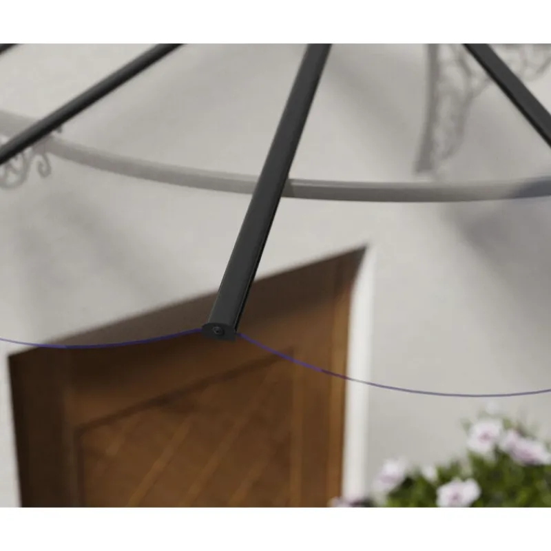 Iris Pensilina Da Esterno 175X125 cm Trasparente-Canopia Hot