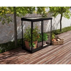 Ivy Mini Serra Da Giardino in Policarbonato 124X64X150 cm-Canopia Online