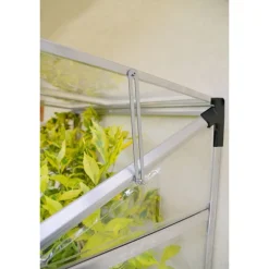 Lean-To Serra Da Giardino in Policarbonato 125X63X160 cm Trasparente-Canopia Online