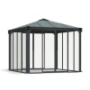 Ledro Gazebo Chiuso in Alluminio 3X3 m-Canopia Clearance