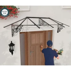 Lily Pensilina Da Esterno 267X88X70 cm Trasparente-Canopia Outlet