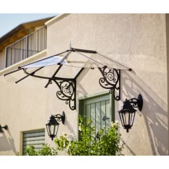 Lily Pensilina Da Esterno 175X125X80 cm Trasparente-Canopia Online