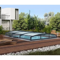 Majorca CoPertura Telescopica de Policarbonato & Alluminio Per Piscina 8X4 m-Canopia Hot