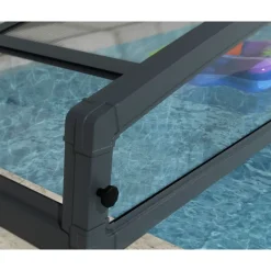 Majorca CoPertura Telescopica de Policarbonato & Alluminio Per Piscina 8X4 m-Canopia Hot