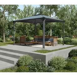 Martinique Gazebo in Alluminio 3X3.6 m-Canopia