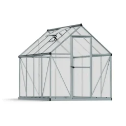 Mythos Doppio Strato Serra Da Giardino in Policarbonato 247X185X208 cm Argento-Canopia Hot