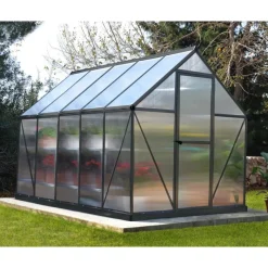 Mythos Doppio Strato Serra Da Giardino in Policarbonato 306X185X208 cm Grigio-Canopia Clearance