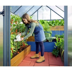 Mythos Doppio Strato Serra Da Giardino in Policarbonato 306X185X208 cm Grigio-Canopia Clearance