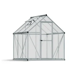 Mythos Doppio Strato Serra Da Giardino in Policarbonato 186X185X208 cm Argento-Canopia Online