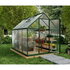 Mythos Doppio Strato Serra Da Giardino in Policarbonato 247X185X208 cm Verde-Canopia New