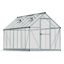 Mythos Doppio Strato Serra Da Giardino in Policarbonato 426X185X208 cm Argento-Canopia Clearance