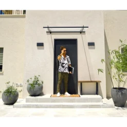 Nancy Pensilina Da Esterno 150X94 cm Trasparente-Canopia New