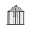 Oasis Serra Da Giardino in Policarbonato Esagonale 247X213X267 cm Grigio-Canopia Outlet