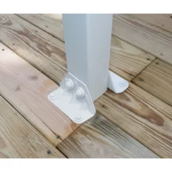 Olympia Pergola Addossata in Alluminio 3X6.2 m Bianco-Canopia Sale