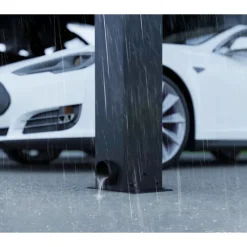 OSLO Carport in Alluminio 6X9 m Nero-Canopia Hot