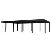 OSLO Carport in Alluminio 6X12 m Nero-Canopia Clearance