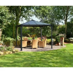 Palermo Gazebo in Alluminio 3X3 m-Canopia