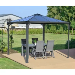 Palermo Gazebo in Alluminio 3X3 m-Canopia