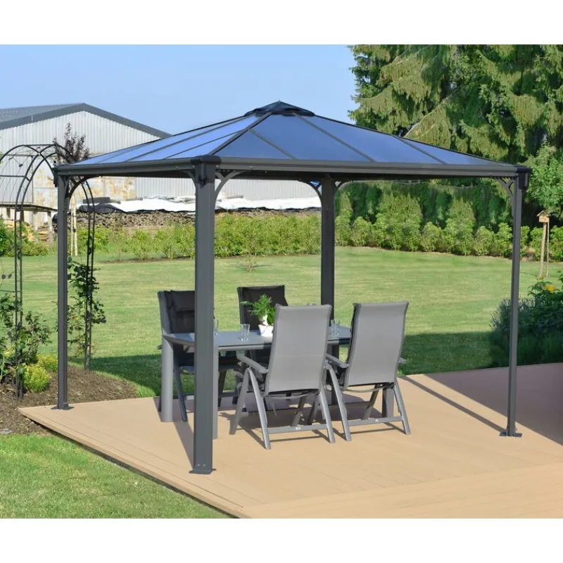 Palermo Gazebo in Alluminio 3X3 m-Canopia