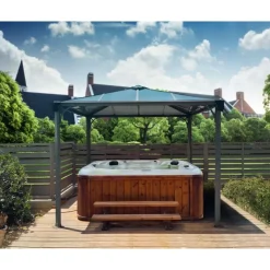 Palermo Gazebo in Alluminio 3X3 m-Canopia