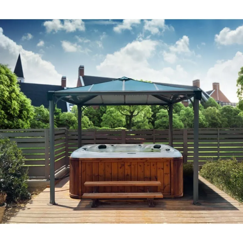 Palermo Gazebo in Alluminio 3X3 m-Canopia