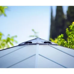 Palermo Gazebo in Alluminio 3X3 m-Canopia