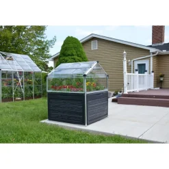 Plant-inn Mini Serra Da Giardino in Policarbonato 118X118X148 cm-Canopia Online