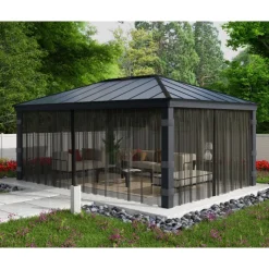 Rete Antizanzarae Per Gazebo Dallas 4.3X6 m-Canopia Sale