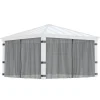 Rete Antizanzarae Per Gazebo Dallas 4.3X4.3 m-Canopia New