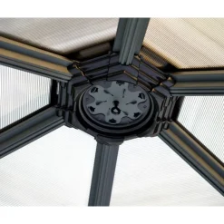 Roma Gazebo Esagonale in Alluminio 3.6X4 m-Canopia Sale