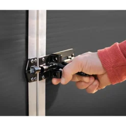 Rubicon Casetta Da Giardino in Policarbonato Ultra Resistente 303X237X235 cm Grigio Scuro-Canopia Hot